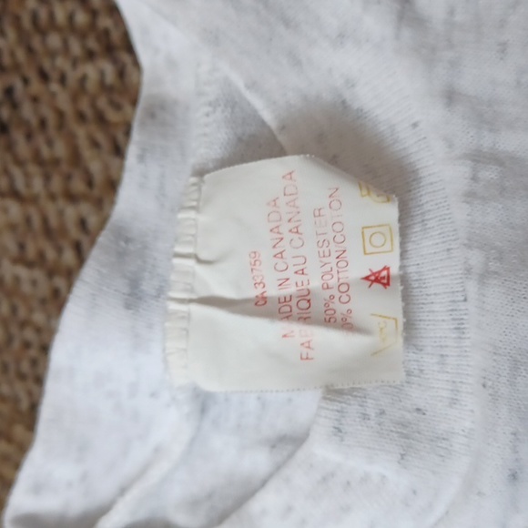 4/$30 White & Gray Heathered "Started Talking" Tee - Fits Size 3T/4T - Picture 5 of 5